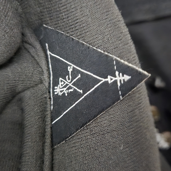 Mayhem x Toxic Vision Upcycled Studded Biker Jacket - Picture 5 of 10